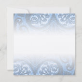 zilver/marine "iron fleur de lis" save the date (Achterkant)