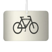 Zilver Metallic Fietsen Luchtverfrisser (Voorkant)