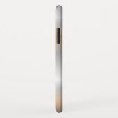 Zilver metallic textuur geometrisch mannelijk ontw Case-Mate iPhone case (Achterkant/rechts)