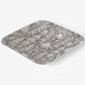 Zilver  Modern Papier Bord (Gebogen)