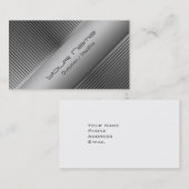 Zilver Modern Visitekaartje (Voorkant / Achterkant)