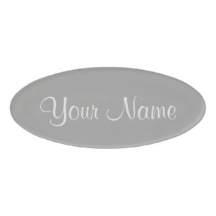 Zilver Naambadge