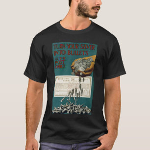 Zilver omzetten in kogels t-shirt