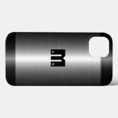 Zilver Roestvrij staal Metaal Case-Mate iPhone Case (Achterkant (horizontaal))