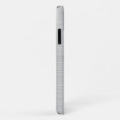 Zilver Roestvrij staal Metaal Case-Mate iPhone Case (Achterkant/rechts)