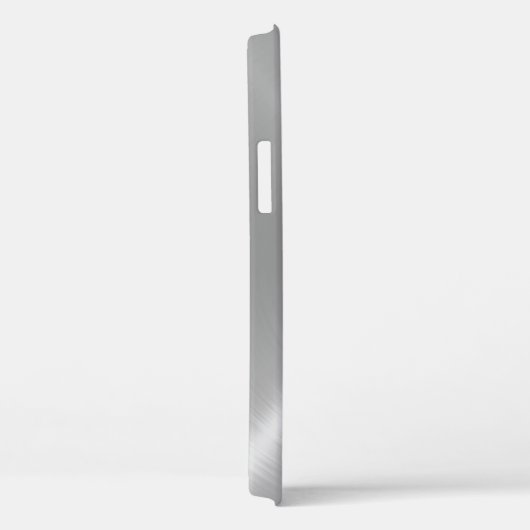 Zilver Roestvrij staal Metaal Case-Mate iPhone Case (Achterkant / Rechts)