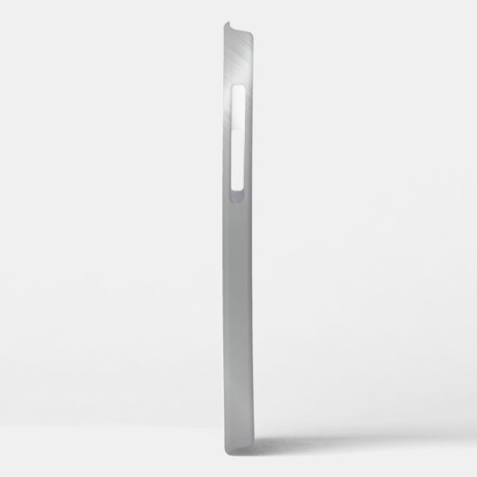 Zilver Roestvrij staal Metaal Case-Mate iPhone Case (Achterkant / Links)