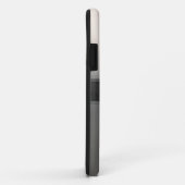 Zilver Roestvrij staal Modern Case-Mate iPhone Case (Achterkant/rechts)