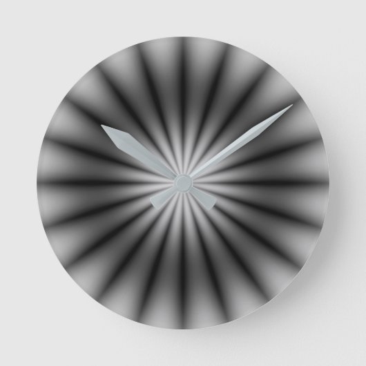 Zilver Ronde Klok (Voorkant)