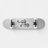 Zilver Skateboard (Horizontaal)