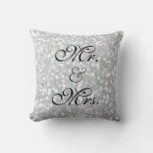 Zilver Sparkles SweeLieverd Table Pillow Kussen (Voorkant)