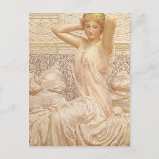 Zilver van Albert Joseph Moore, Victoriaans Kunst Briefkaart (Voorkant)