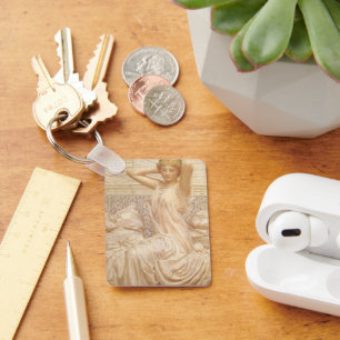 Zilver van Albert Joseph Moore, Victoriaans Kunst Sleutelhanger