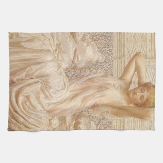 Zilver van Albert Joseph Moore, Victoriaans Kunst Theedoek (Horizontaal)