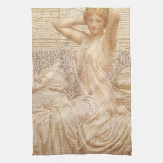 Zilver van Albert Joseph Moore, Victoriaans Kunst Theedoek (Verticaal)