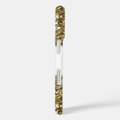 Zilver Wit Goud Faux Diamond Jewel Glitter Case-Mate iPhone Case (Achterkant / Rechts)