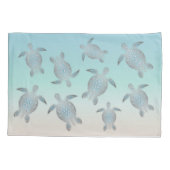 Zilver Zee turfstand Kussensloop (Achterkant)