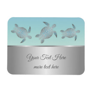 Zilver Zee turfstand Magneet