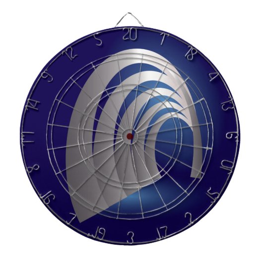 zilveraardtunnel dartbord (Voorkant)