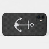 Zilveranker op koolstofvezel Case-Mate iPhone case (Achterkant (horizontaal))