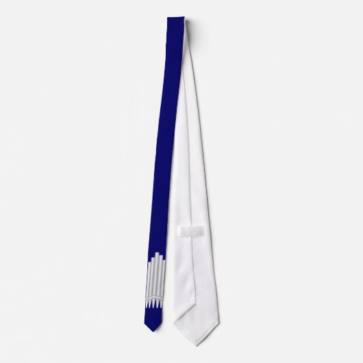 Zilverbuizen Stropdas (Achterkant)