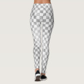 zilvercheque leggings (Achterkant)