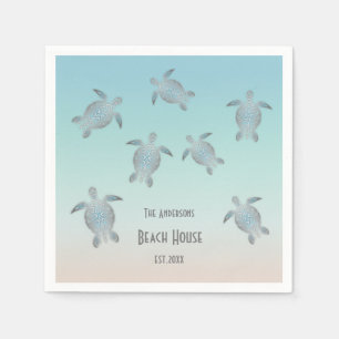Zilverdraaiingen dik servet