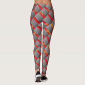 Zilveren Achterbenen Leggings (Achterkant)