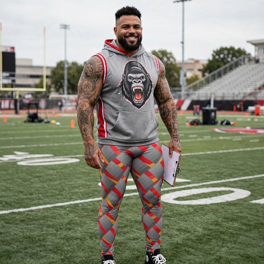 Zilveren Achterbenen Leggings