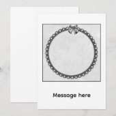 Zilveren Bellen Kaart (Voorkant / Achterkant)