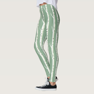 Zilveren berkenboom romp leggings
