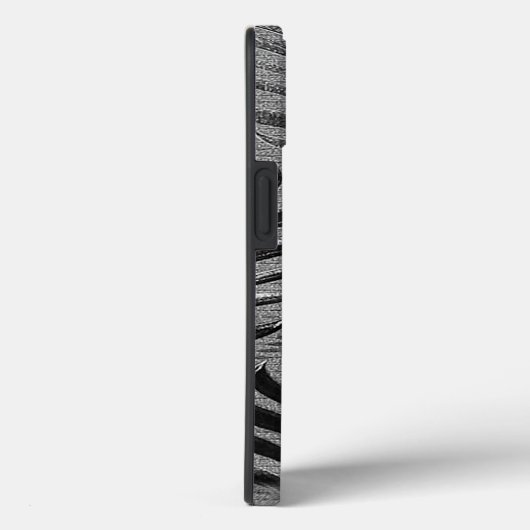 Zilveren blad motief Case-Mate iPhone case (Achterkant / Rechts)