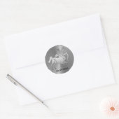 Zilveren Boogschutter de boogschutter - Sterrenbee Ronde Sticker (Envelop)