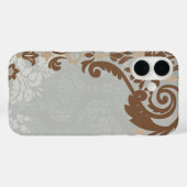 Zilveren Chocolade Elegante Telefoonhoes Case-Mate iPhone Case (Achterkant (horizontaal))