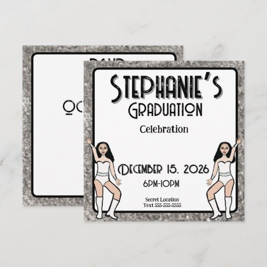 Zilveren Danseres: #2 Kaart (Voorkant / Achterkant)