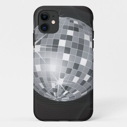 zilveren disco-bal Case-Mate iPhone case (Achterkant)