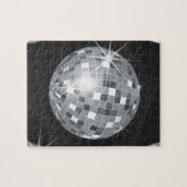 zilveren disco-bal legpuzzel (Horizontaal)