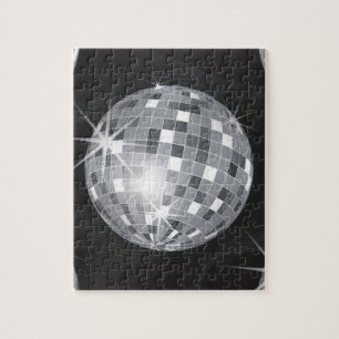 zilveren disco-bal legpuzzel