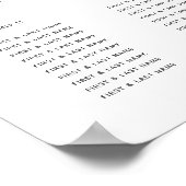 Zilveren en blauwe vlinderzitjes poster (Hoek)