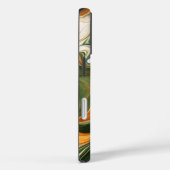 Zilveren en Paarse werveling Case-Mate iPhone Case (Achterkant / Rechts)