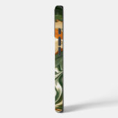 Zilveren en Paarse werveling Case-Mate iPhone Case (Achterkant / Links)