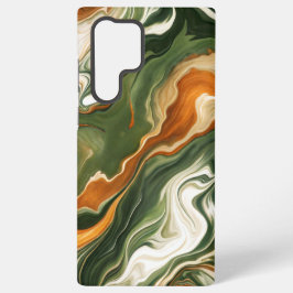 Zilveren en Paarse werveling Samsung Galaxy Hoesje