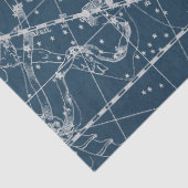 Zilveren Galaxy Sterrenkaart Serie Design 12 Tissuepapier (Detail)