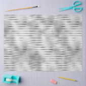 Zilveren Glam Stripes Tissuepapier (Craft)