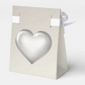 Zilveren glazen hart bedankdoosjes (Achterkant)