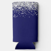 Zilveren Glitter Navy Blue 50e verjaardag (Achterkant)