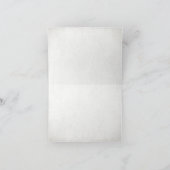 Zilveren Glitter Uitziend Bedankkaartje Bedankkaart (Binnen)