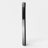 Zilveren Grijs Metallic Design Roestvrij staal loo Case-Mate iPhone Case (Achterkant/links)