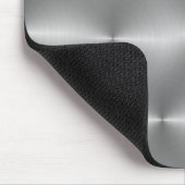 zilveren handgeborsteld muismat (Hoek)