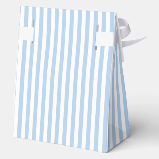 Zilveren hart blauw en wit douchefeest bedankdoosjes (Achterkant)